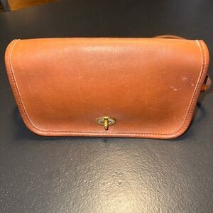 Vintage Coach Dinky Leather Crossbody Bag